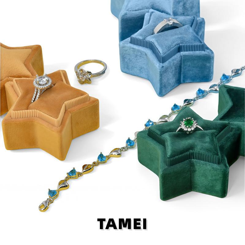 Elegant Velvet Ring Box For Jewelry Storage And Gift Packaging