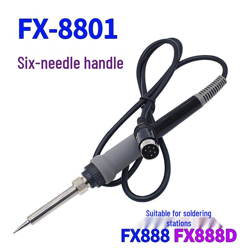 936/969 Electric Soldering Iron Handle with 5-Pin/7-Hole Accessories for Repair and Welding