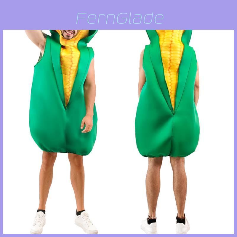 Halloween Cosplay Costume For Adults With Polyester Fabric And Corn Theme For Party Dress Up