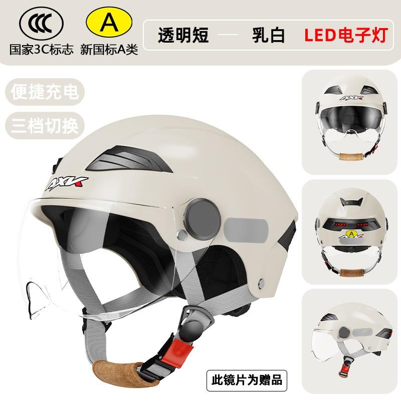 Smart LED Motorcycle Helmet Men Women ECE CCC Certified All-Season Electric Scooter Safety Gear