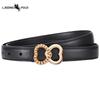 Women's Leather Belt Korean Style Waist Belt Female Versatile Decoration with Skirt Buckle Fashion Decoration Trend Belt
