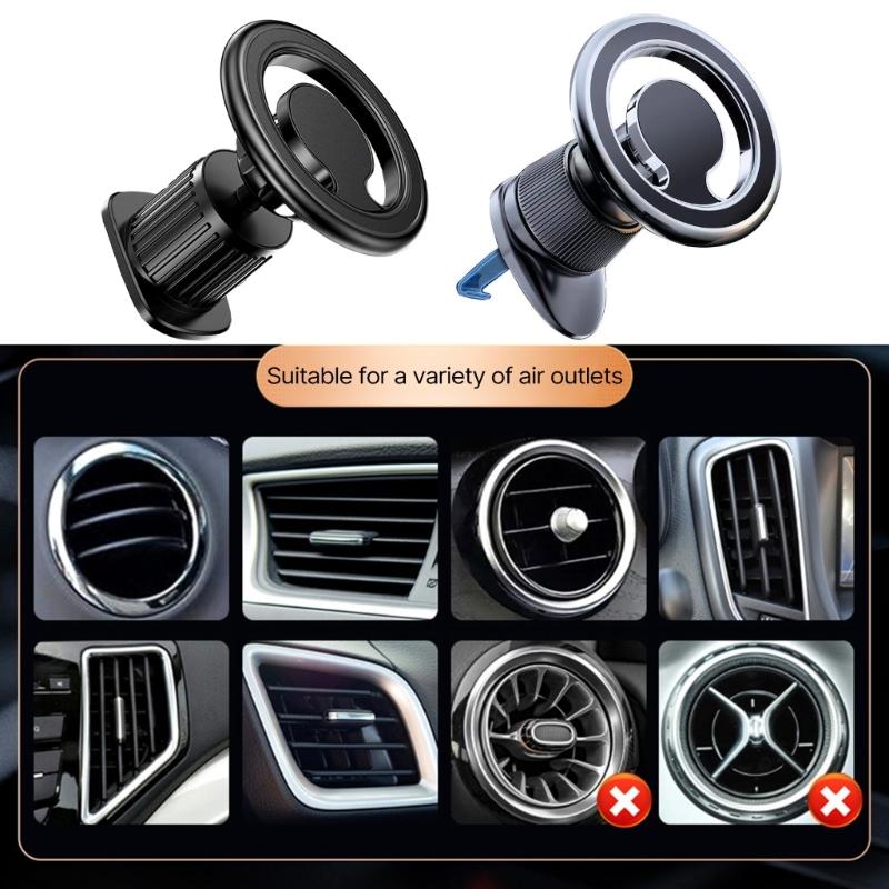 Magnetic Car Mobile Phone Holder Folding Cellphone Navigation Mount Support Bracket For Calls Music 360° Rotatable Mount