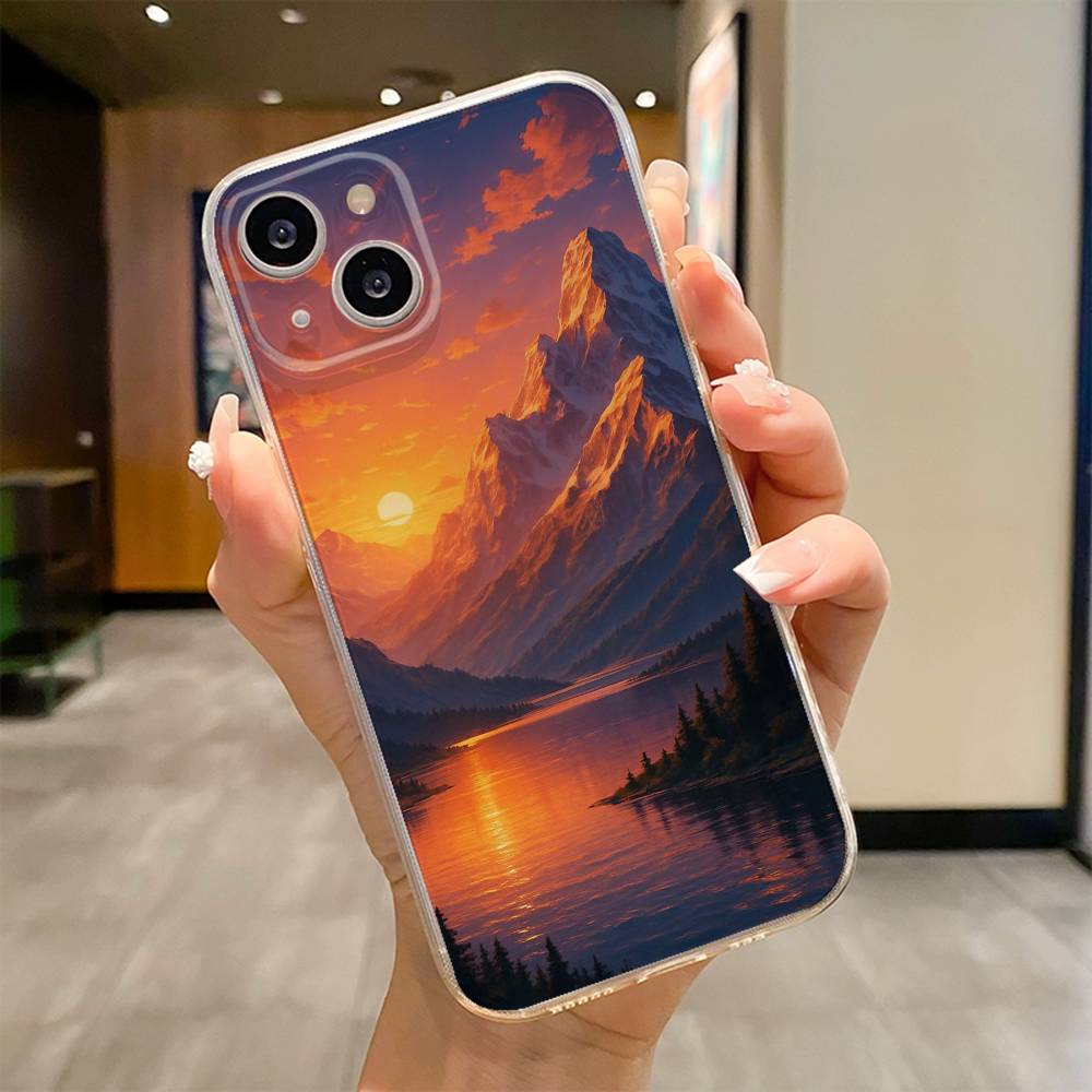 Heiliger Mount Everest Handyhülle Für iPhone 17 16e 16 15 14 13 12 11mini Pro Max X XR XSMAX 8 7 Air Plus Weiche Hülle