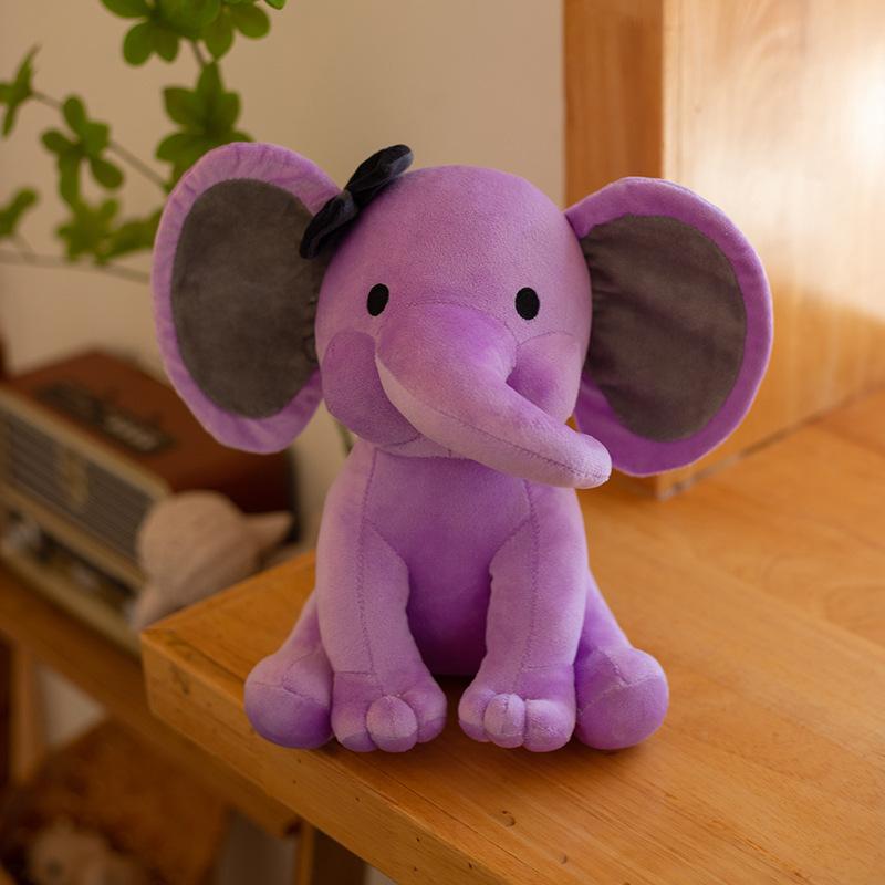 Plüschtier-Baby schläft mit Babyelefant, beruhigendes weiches Kissen, Kindergeburtstagsgeschenk, Stoffpuppe