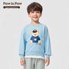PawinPaw Cartoon Bear Unisex Kids Round Neck Sweatshirt