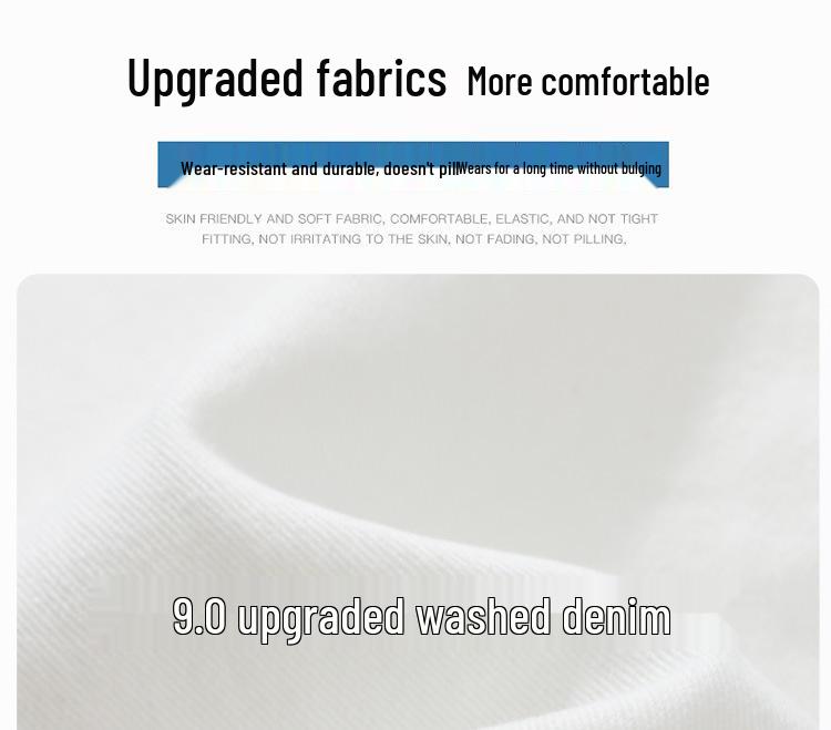 Damskie dżinsy wyszczuplające z wysokim stanem, białe, z prostą nogawką - Jesień 2025