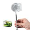 Adjustable Telescopic Fish Net For Aquarium Cleaning With Stainless Steel Handle And Fine Nylon Mesh for Tanks Cleaning