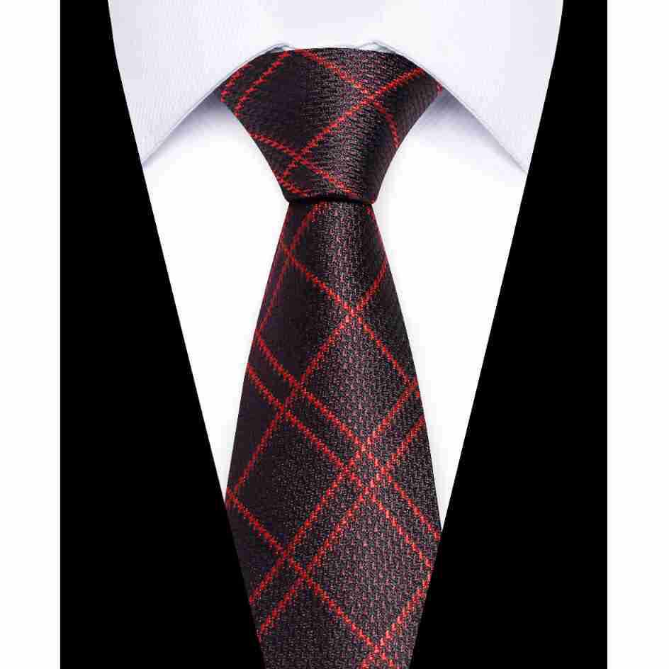 Elegant European & American Men's 8CM Hand-tied Silk Polyester Tie - Casual Business Style