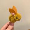 3D Plush Rabbit Hair Clip for Girls - Cute Hair Accessory