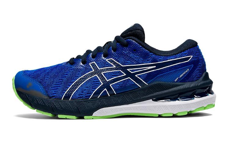 Asics GT 2000 10 Спортивные низкие детские кроссовки для бега Индиго Подростки 1014A211-400 32.5
