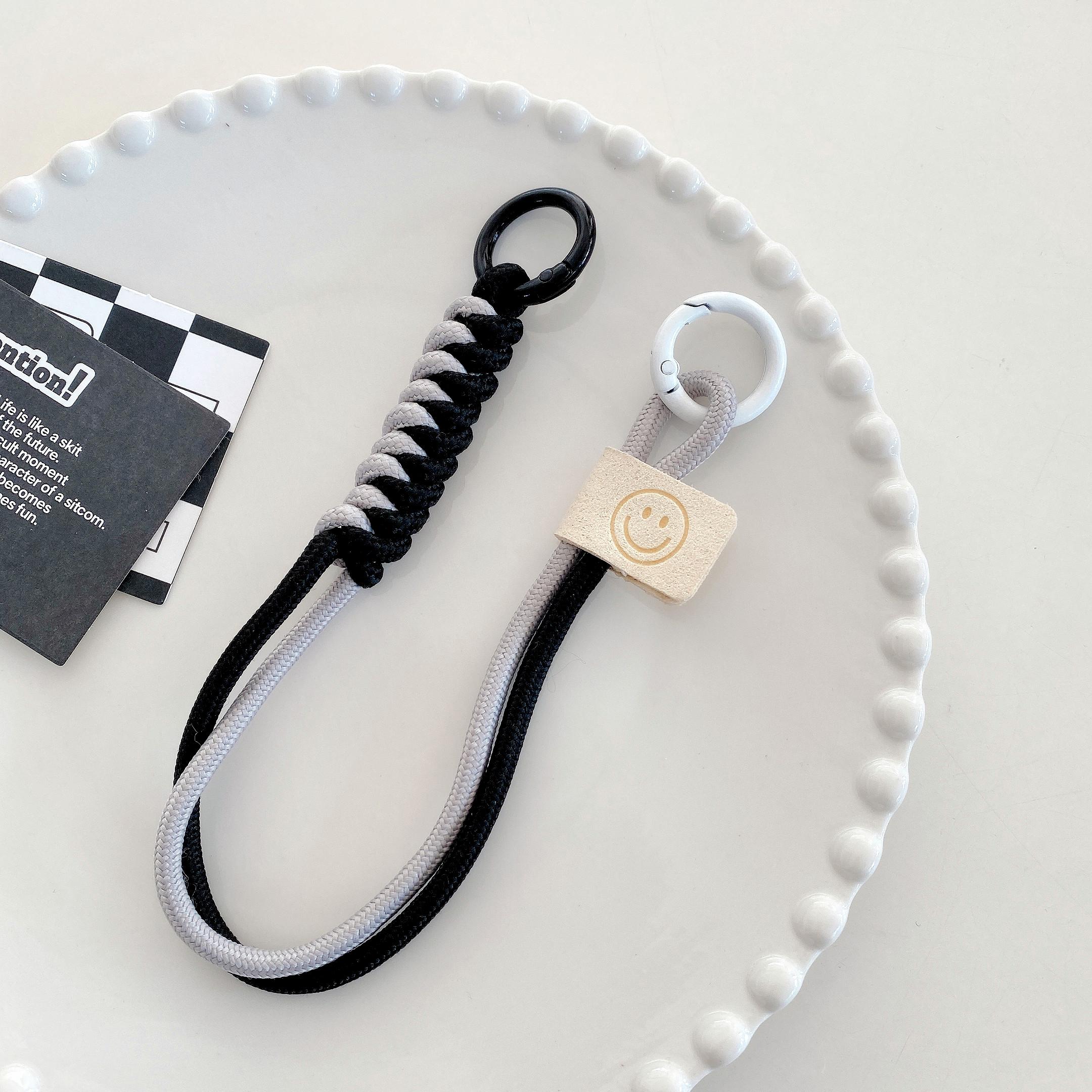 

New Creative Hand-Woven Mobile Phone Universal Lanyard Wrist Strap Handpull Rope Tough And Strong Safety To Prevent Rope Loss Polyester / Nylon