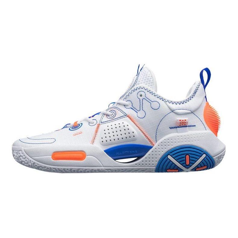 Li-Ning Wade All City 9 V1.5 The Big Apple Men Sneakers White Standard-White Crystal-Blue ABAR077-5