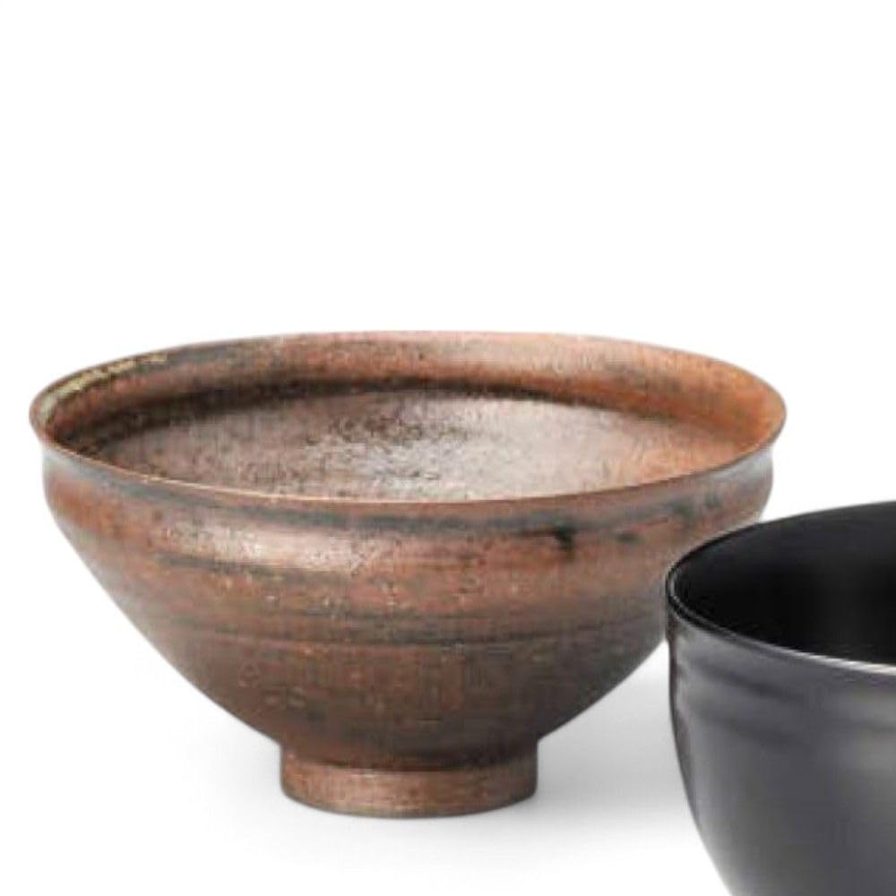 Set of 2 Lacquerware Ceramic Made In J-kitchens Bowls, Wooden, Hand-Painted, Japan, PID-528824