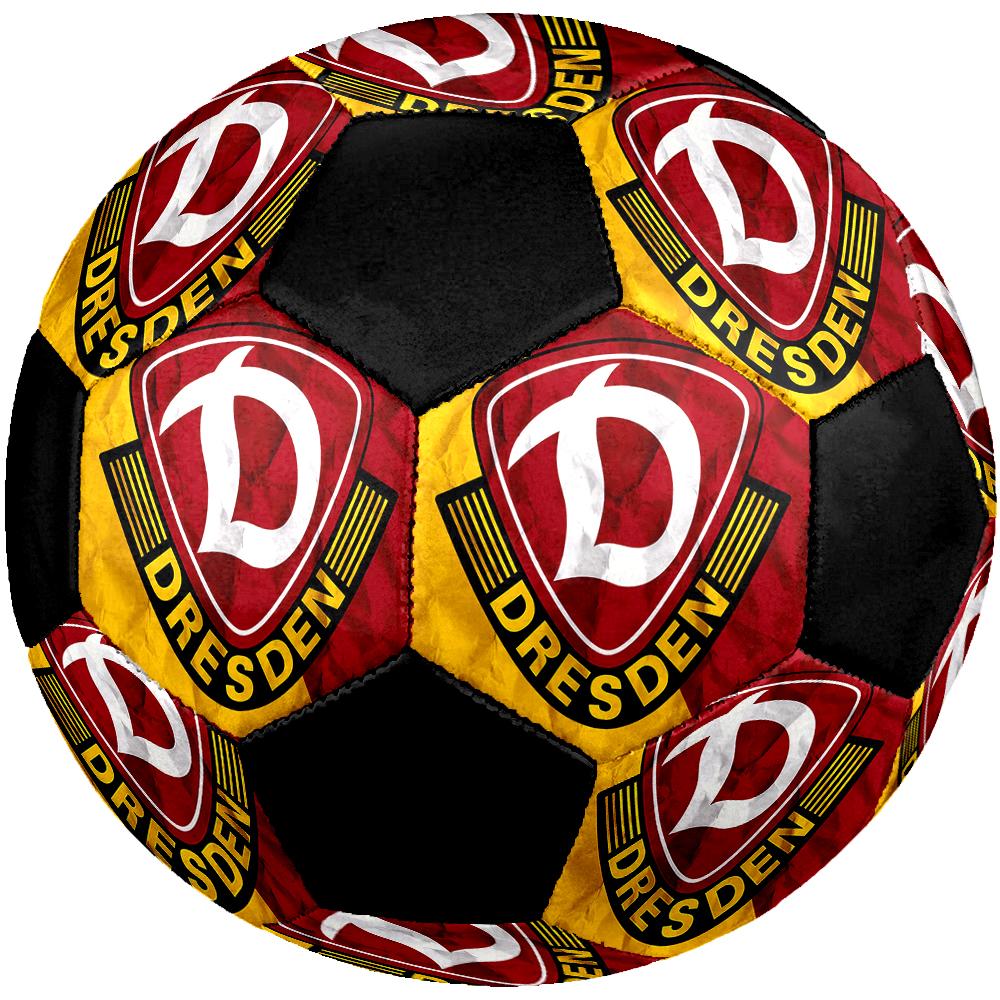 SIZE 5 Dynamo Dresden Soccer Ball Colorful All Ages Machine Stitched PVC Competition Ready Durable High-Bounce