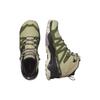 SALOMON Women's X Ultra 4 Mid GORE-TEX 'Alfalfa Deep Lichen Green' 474550