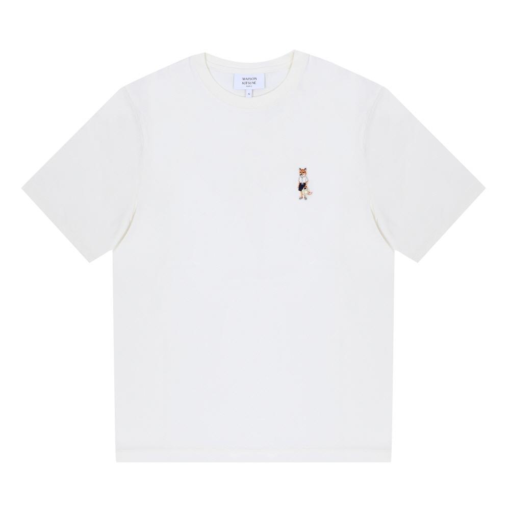 Maison KiTsune Women Dressed Fox PaTch T shirT Qw00114kj0119 QW00114KJ0119 0443 (XS)