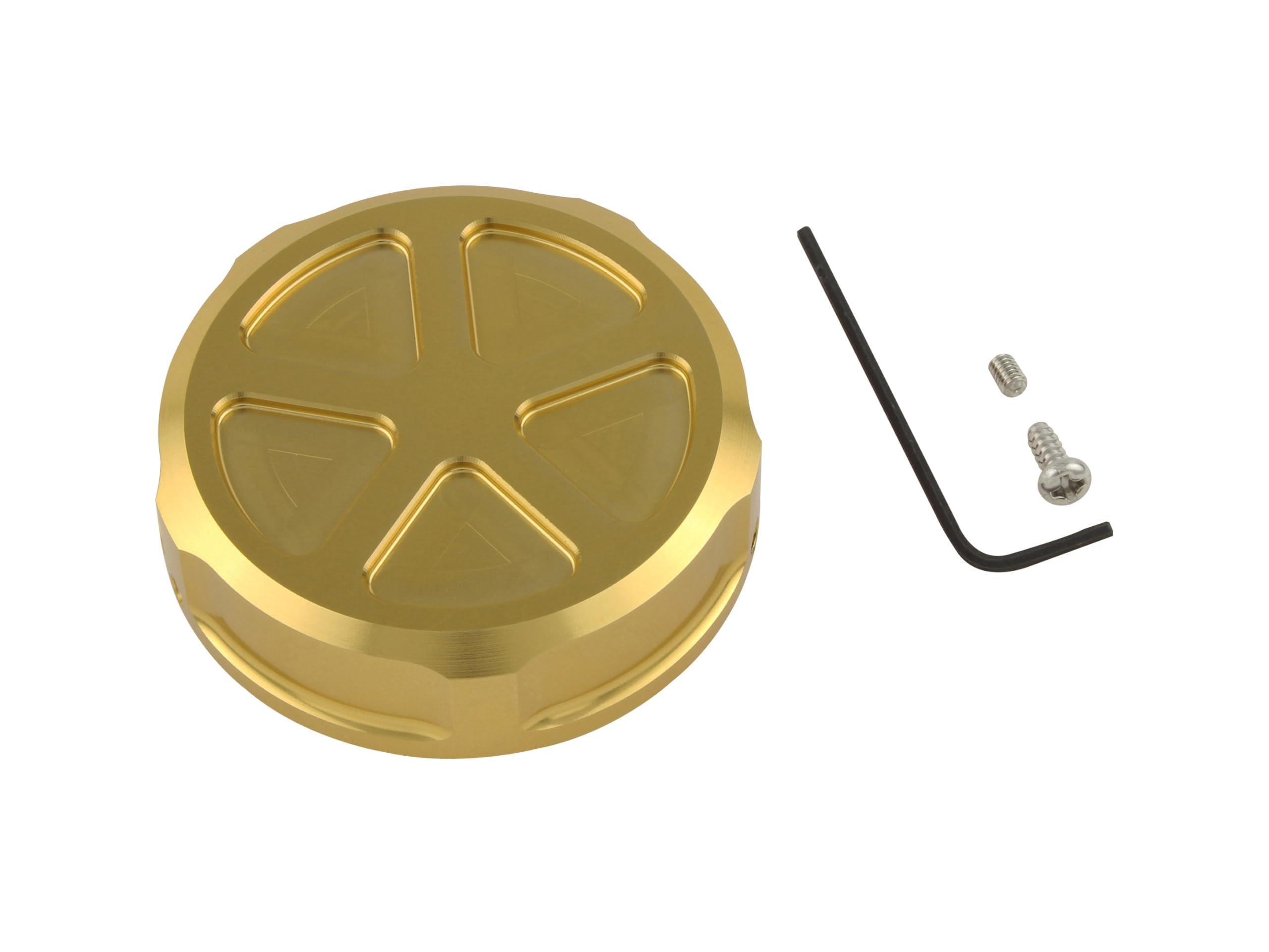 

POSH Motorcycle Supplies Aluminum Machine Radiator Cap Z900RS/CAFE (18-20 Years) Champagne Gold 132215-12 золотой