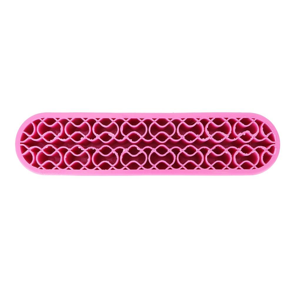 Soft Silicone Multi-compartment Nail Pen Holder Household Daily Grooming Supplies Tidying