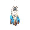 Cattura Sogni Piuma Blu Bohemien Campanelli a Vento Creativi Grande Appeso a Parete Decorazioni per la Casa Regali per Ragazze Ornamenti Fatti a Mano