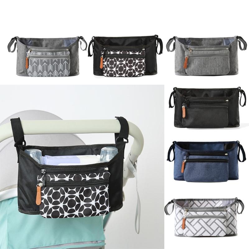 Baby Stroller Bag with Separate Pocket Diaper Bag Waterproof Mommy Travel Bag Maternity Organizer Bag