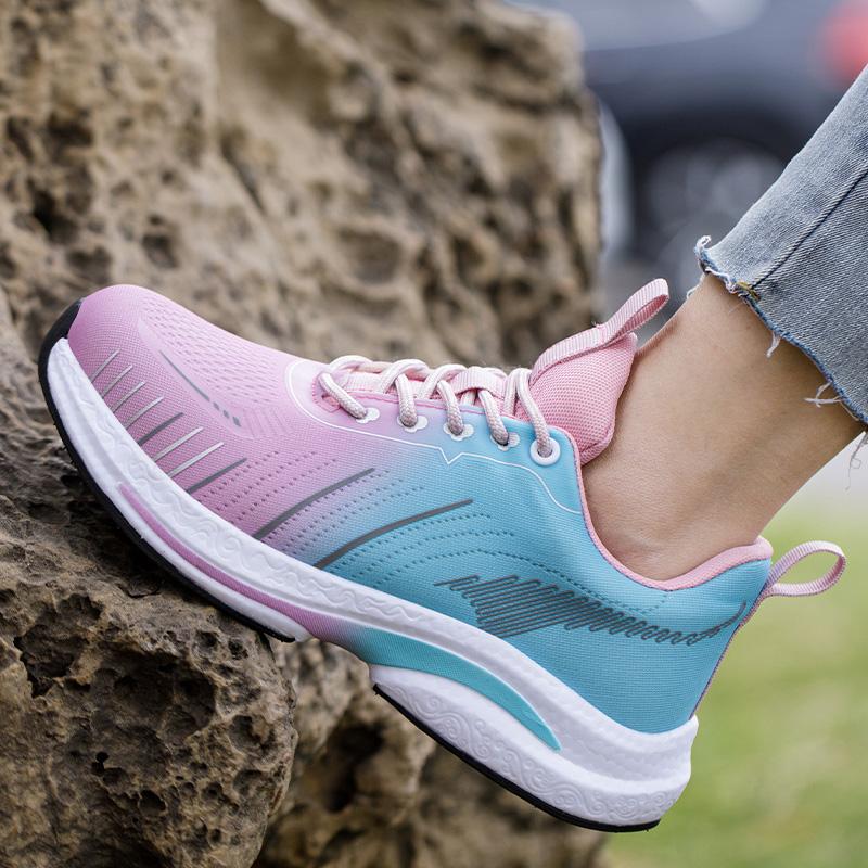 Fashion Women Safety Shoes For Work Boots Breathable Steel Toe Puncture Proof Sport Work Sneakers Anti-slip Security Boots