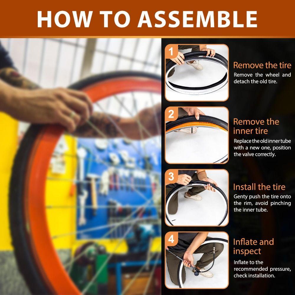 TPU Bicycle Inner Tube French Valve Bike TPU Inner Tube Ultra Light Inner Tube Cycling Accessories