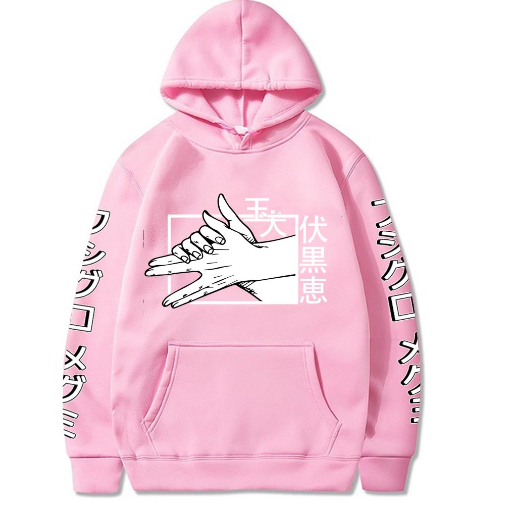 Funny Manga Jujutsu Kaisen Graphic Printed Hoodies Vintage Oversized Hooded Long Sleeves Cotton Hoodie Men Women Clothes