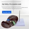 Human Liver Anatomy Model: Liver Hilum, Vessels, Lobes, Gallbladder, and Bile Ducts.