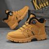 Winter New Style with Plush and Thickened High Top Men's Cotton Shoes Versatile Warm Men's Snow Boots