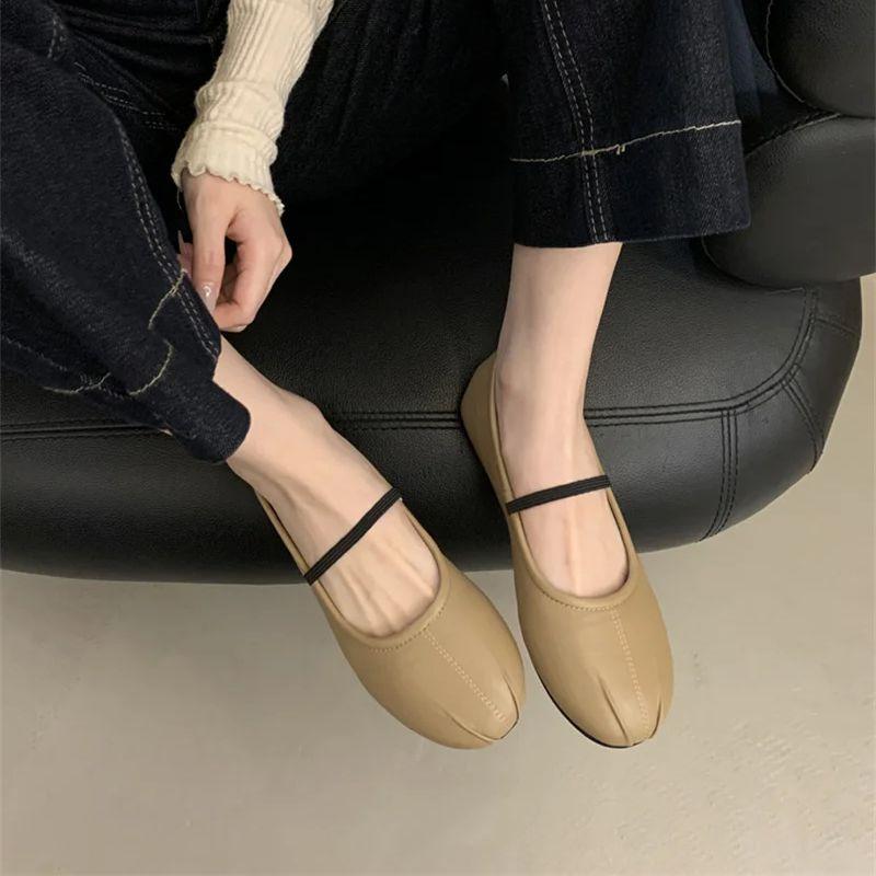 Fashion Bailamos Women Flats Fashion Round Toe Shallow Slip On Ladies Elegant Ballerinas Shoes Casual Dress Ballet Shoes Mujer
