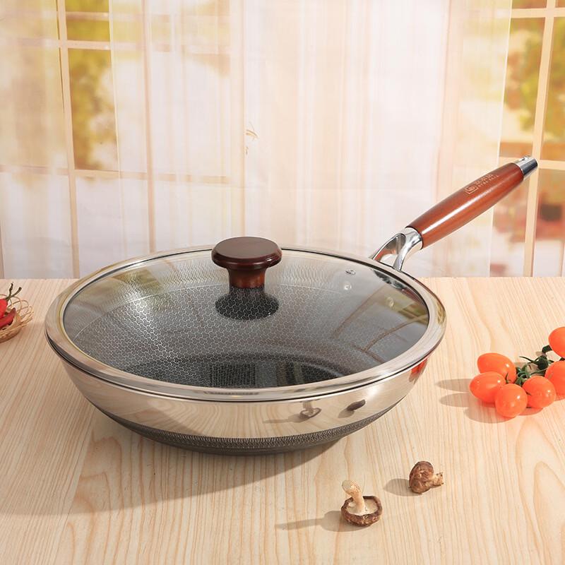 ZISIZ Honeycomb Non-Stick Wok