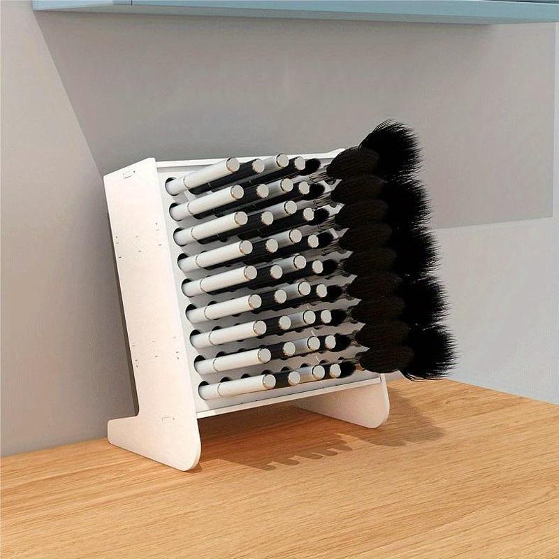 45/81hole 1pc Large Capacity Marker Pen Oblique Plug Good Quality Storage Rack,multi-function Storage Color Pen Awesome Base Rack.