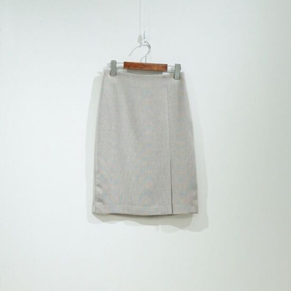 Style Latte Women H Line Midi Skirt Cool Material Workwear