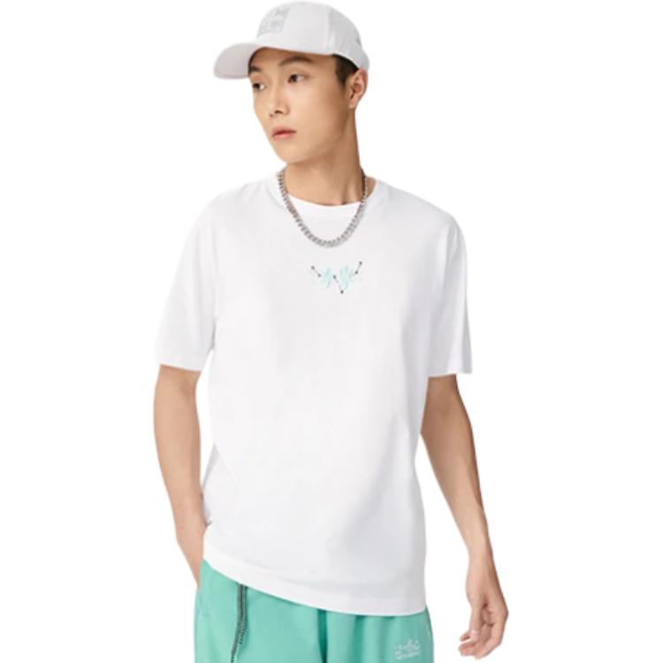 Li Ning Sports Trendy Collection T Shirt Men's White AHSS325-1