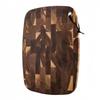 Acacia Wood Geometric Cutting Board - Solid, Anti-Mold, No Cracking