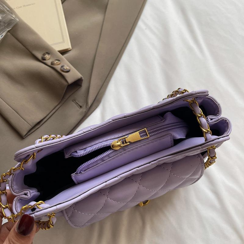 Chain Bag Women's New Fashion Shoulder Armpit Bag Casual Soft Leather Messenger Bag