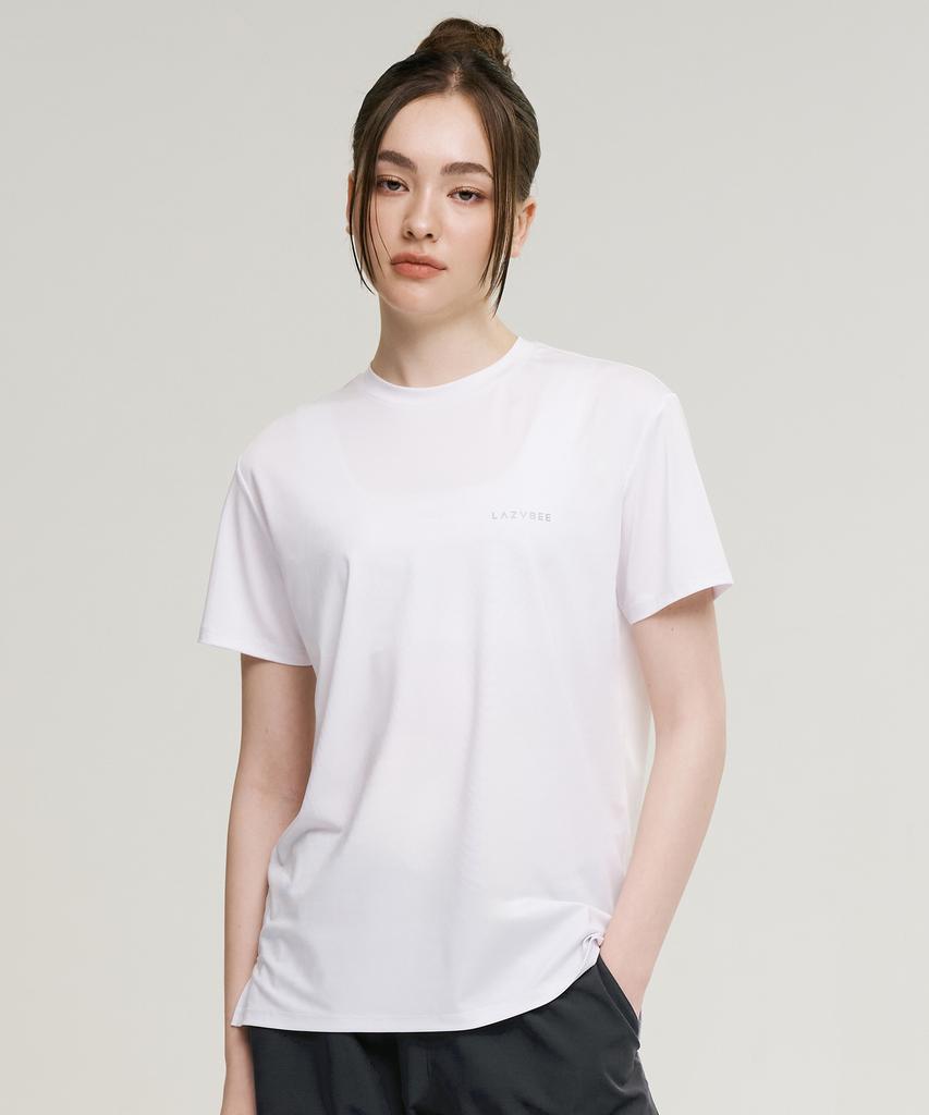Leijibi Aero Touch Unisex Short Sleeve T-Shirt Standard Fit (Swim Running Gym) Short Sleeve W (4 Colors)