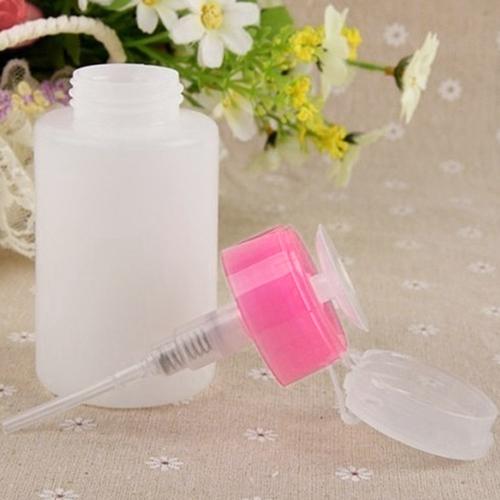 Vogue 150ML Nail Art Remover UV GEL Polish Cleaner Pompă Dispenser Polish Sticla goală
