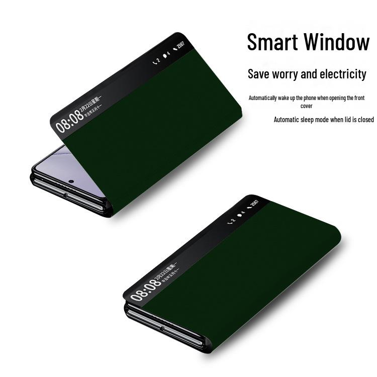 Protective Magnetic Flip Cover with Smart Window for Huawei MateX5 - Hot Sale!