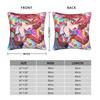 Teto Kasane Chibi Cartoon Anime Pillow Cover  Print Cushion Cover Novelty Pillow Case For Sofa Home Decoration