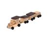 1/12 Dollhouse Miniature Accessories Mini Wooden Train Simulation Model Toys for Doll House Decoration