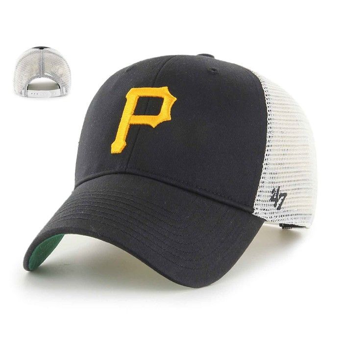 Casquette - 47 - Pittsburgh Pirates - Noir - Logo brodé - Taille unique - Ajustable