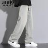JEEP SPIRIT Men's Loose Fit Straight-Leg Denim Jeans