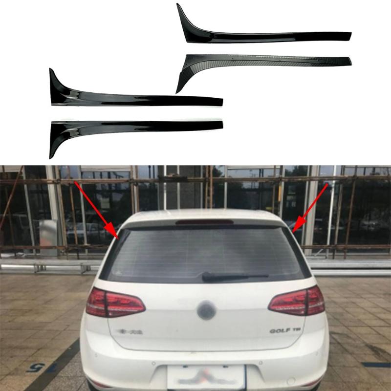 Golf 7 MK7 Window Spoiler ABS Plastic Automotive Rear Mirror Tail