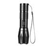 LED Multifunctional Flashlight - USB Rechargeable, Triple Light Source, Purple Identification, Aluminum Alloy, Night Fishing