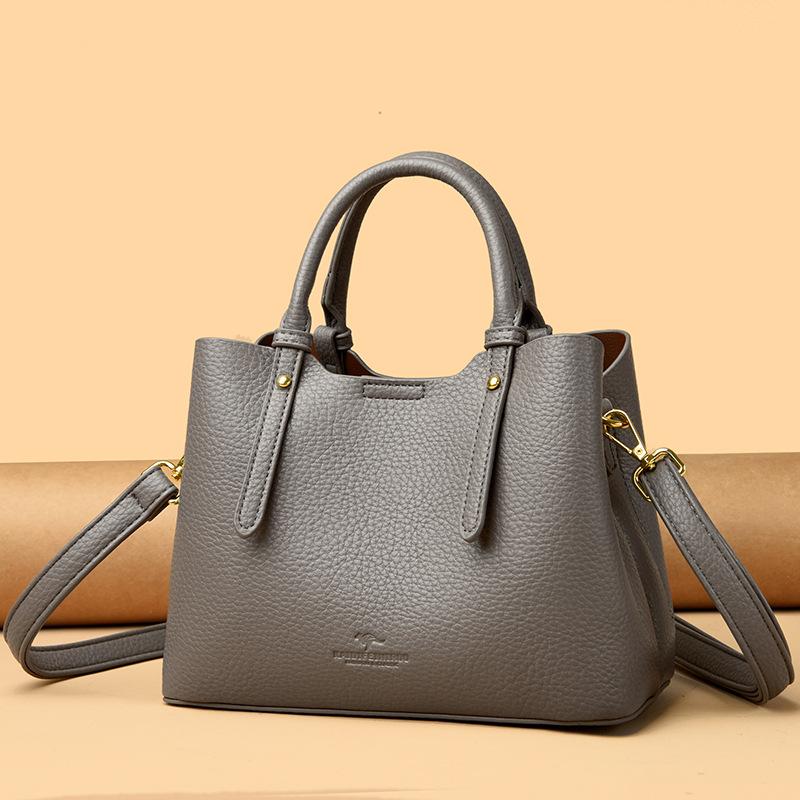 Fashionable Middle-aged Mother Bag Crossbody Bag Women's Shoulder Bag Handbag