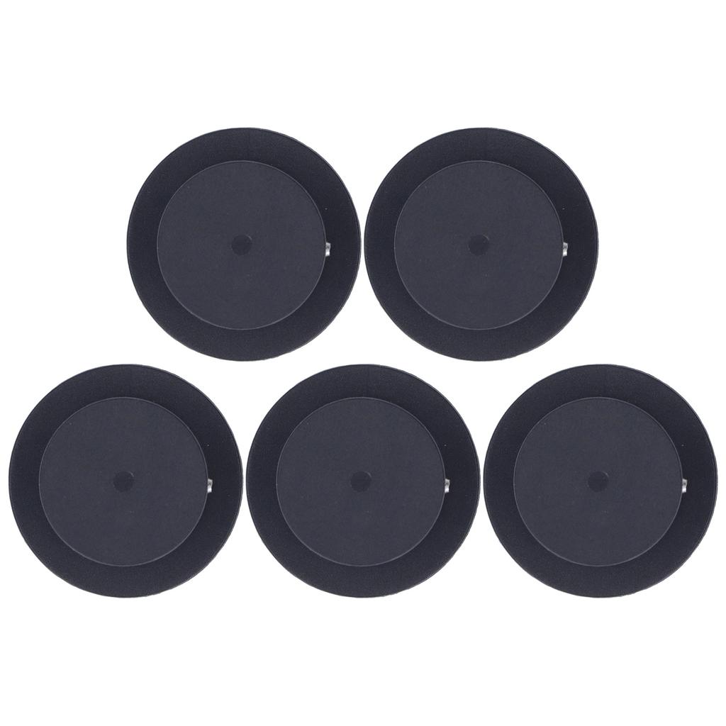 5 Stück Surf Leash Plug Ersatz Runder Board Cup Plug für Surfboard Longboard Schwarz