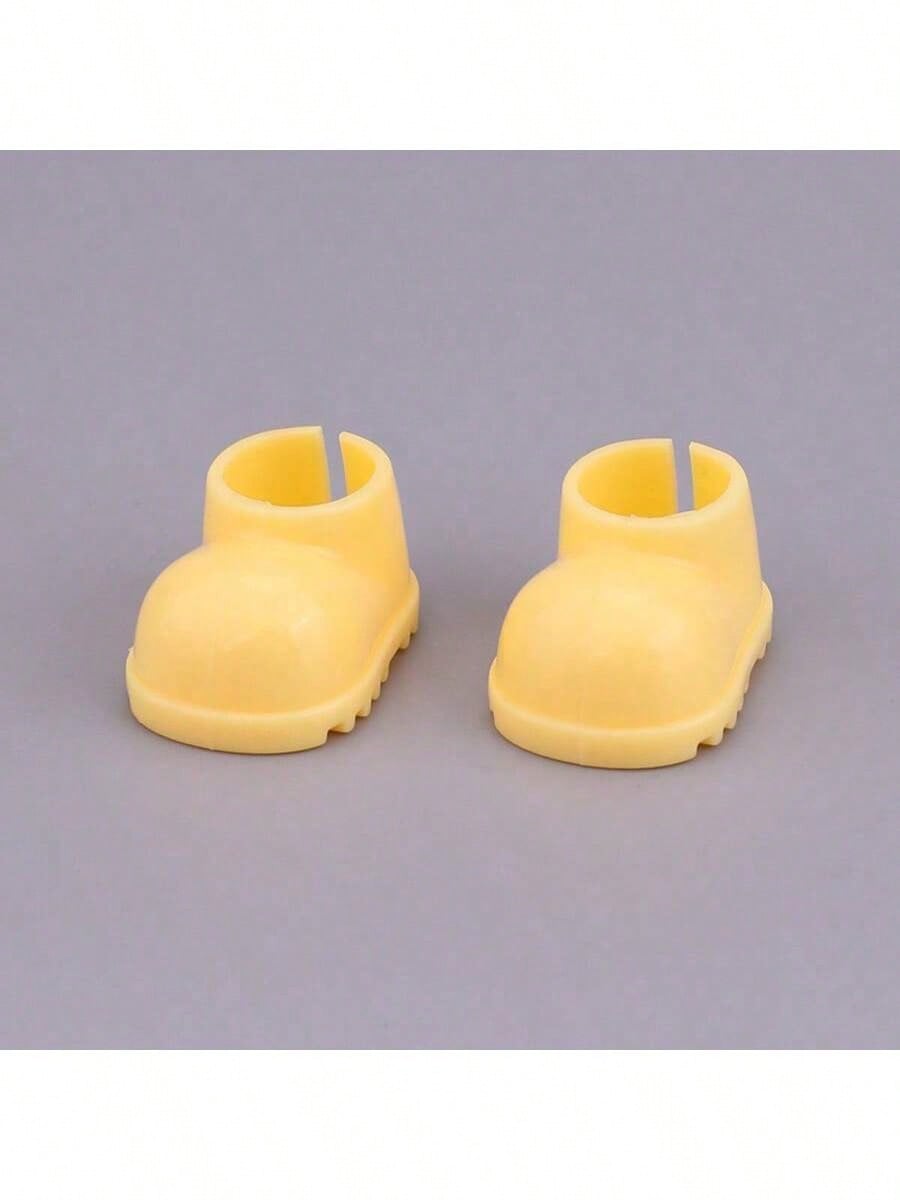 

17cm for labubu Raincoat Outfit Set - Waterproof Cape & Boots for 17cm (6.69 ) Fashion Dolls, Green/Yellow (Doll Not Included) One Size