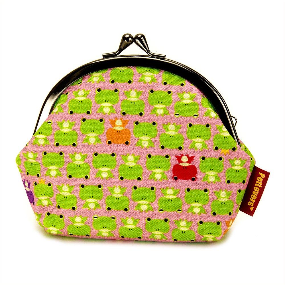 

Pet Lovers HappyFabric 3.8 inch Clasp Pouch GS-105P Frog Aurora Pink