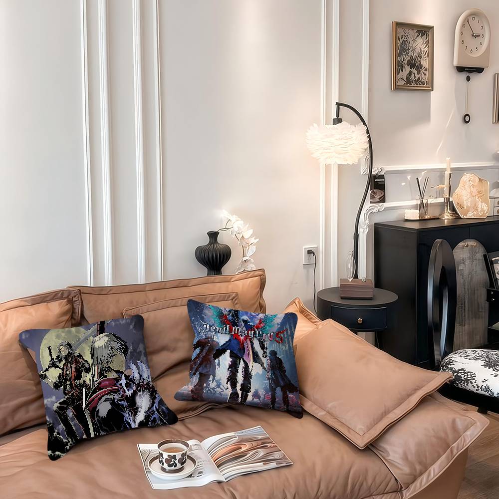 GAME THE D-DevilS May Cry Pillow Case Removable Washable Cushion Cover – All-Season Soft Linen